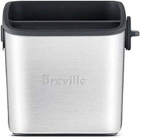 breville knock box mini in stainless steel construction|Breville espresso knock box.